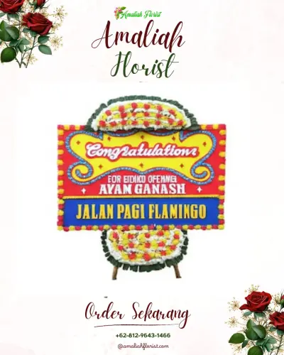 Bunga Papan Congratulation di Tafaga